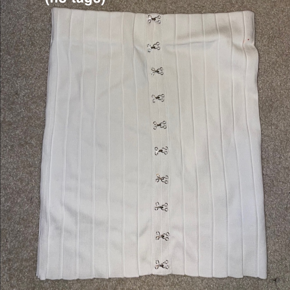 White skirt